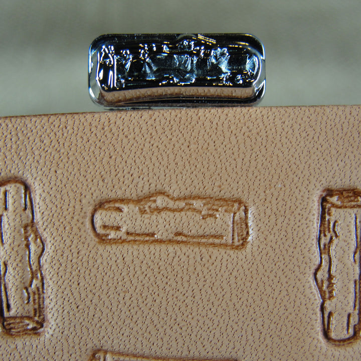 F116 Small Wood Log / Fence Post Leather Stamp | Pro Leather Carvers
