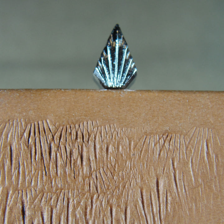 F916 Figure Carving Grass Leather Stamping Tool | Pro Leather Carvers