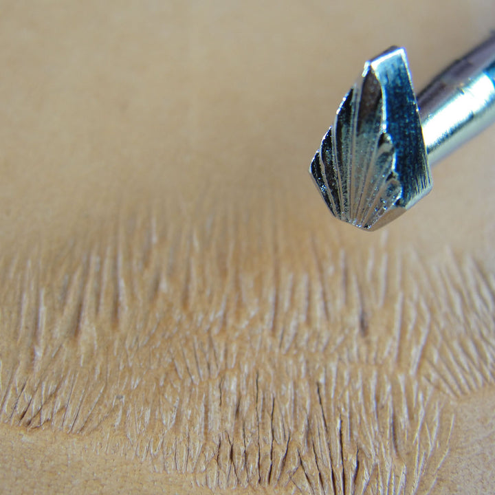 F916 Figure Carving Grass Leather Stamping Tool | Pro Leather Carvers