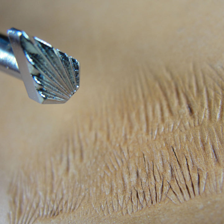 F916 Figure Carving Grass Leather Stamping Tool | Pro Leather Carvers