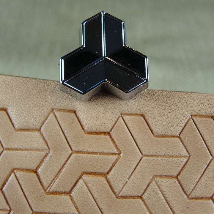 G2284 Tri Geometric Leather Stamping Tool | Pro Leather Carvers