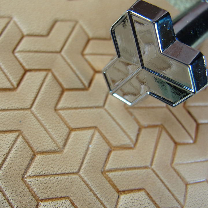 G2284 Tri Geometric Leather Stamping Tool | Pro Leather Carvers