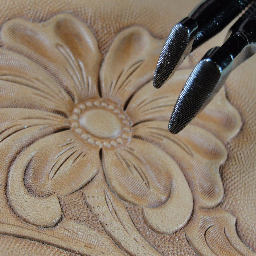 Horizontal Lined Thumb Print Leather Stamp Set | Pro Leather Carvers