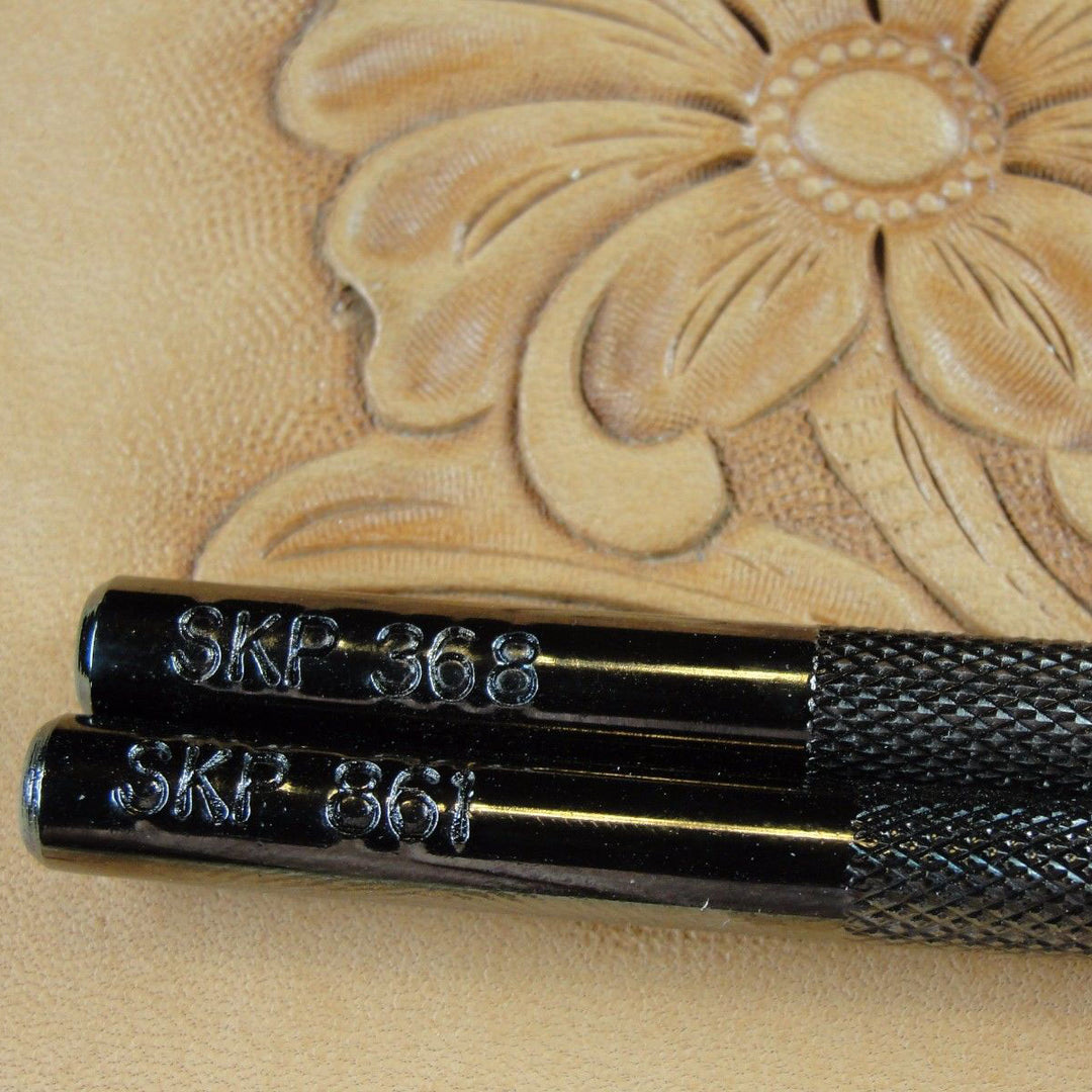 Horizontal Lined Thumb Print Leather Stamp Set | Pro Leather Carvers