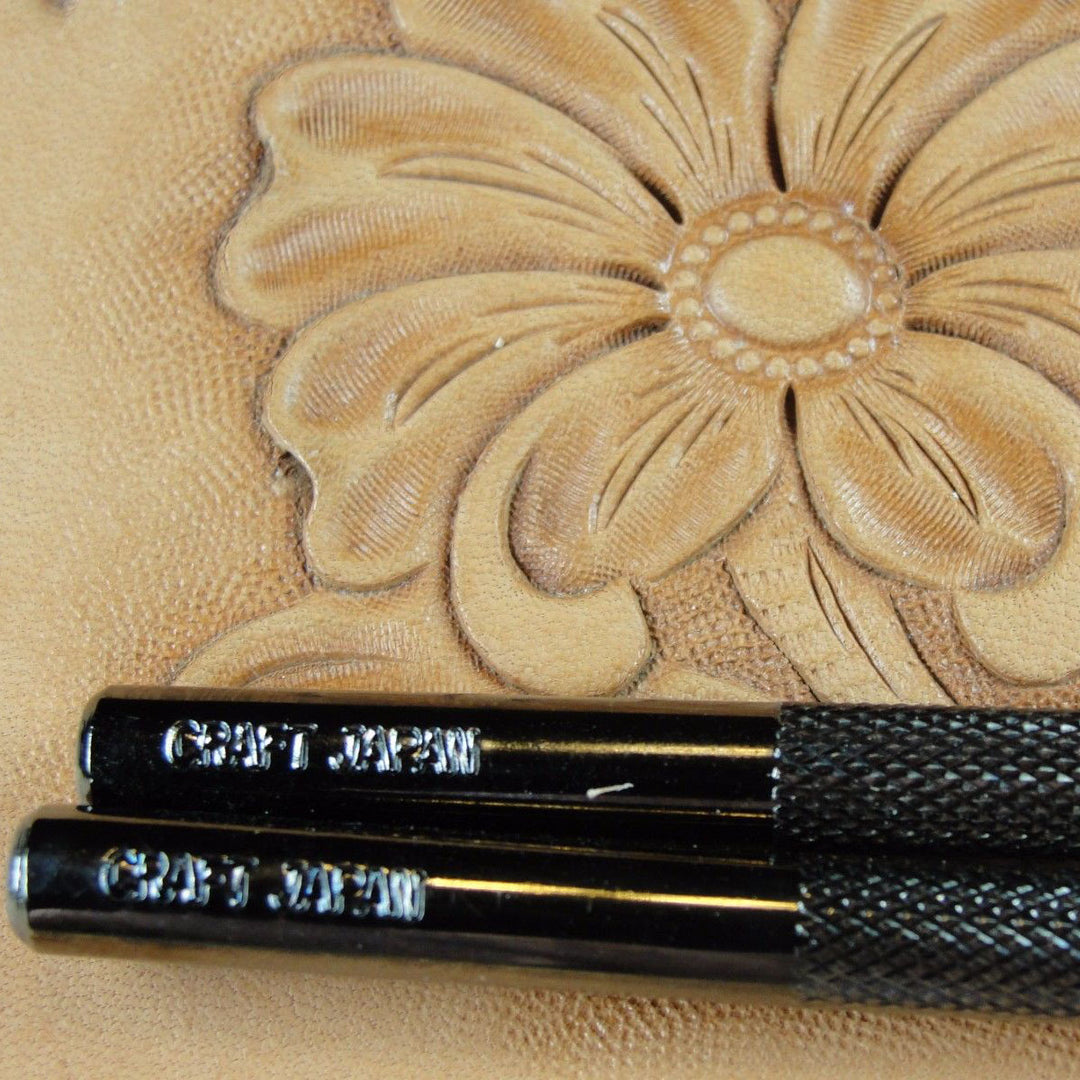 Horizontal Lined Thumb Print Leather Stamp Set | Pro Leather Carvers