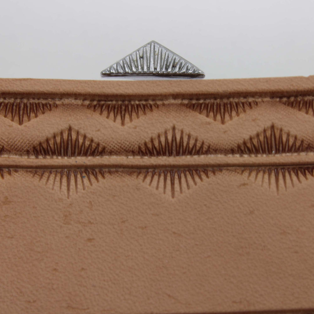 Sunrise Triangle Border Stainless Steel Stamp - Pro Leather Carvers