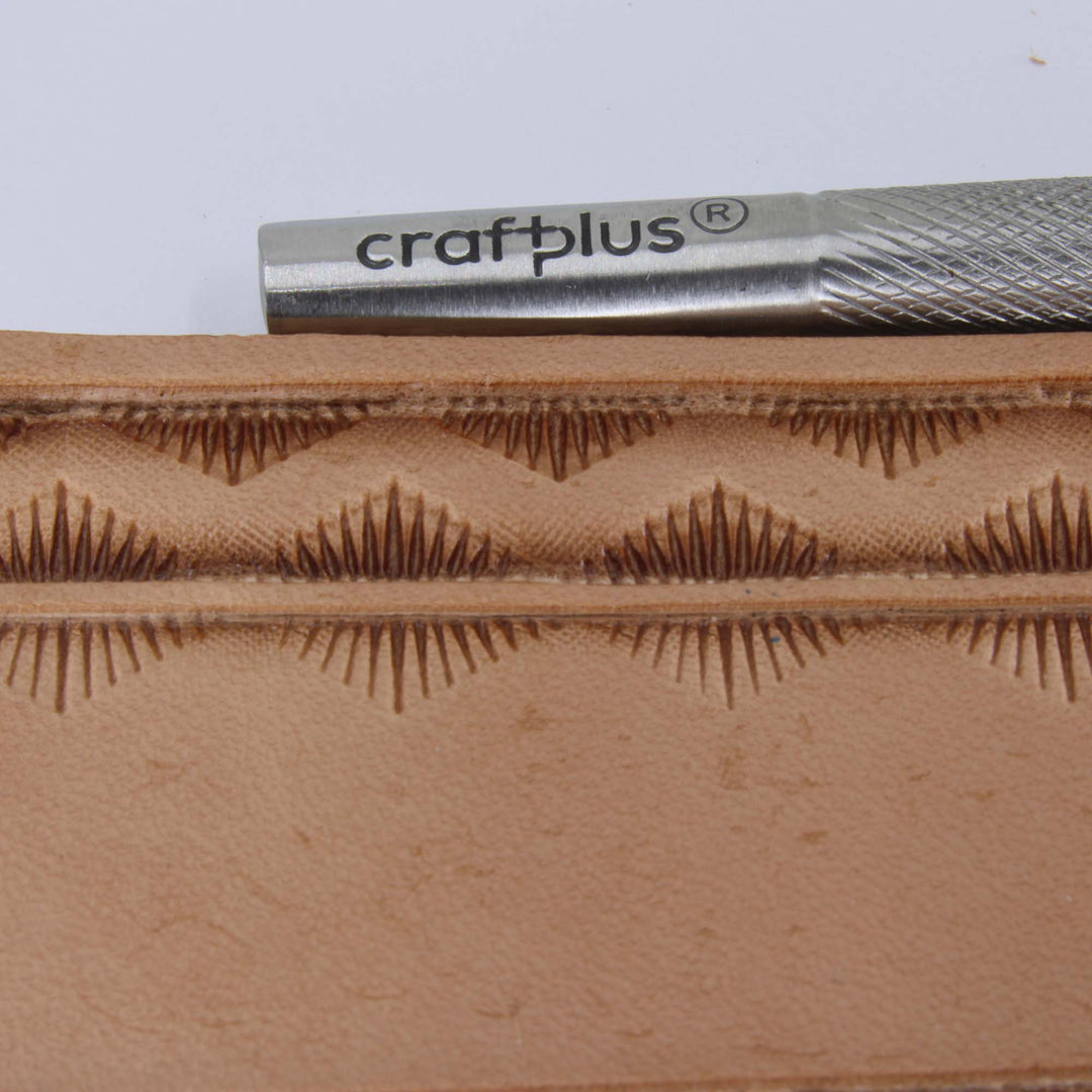 Sunrise Triangle Border Stainless Steel Stamp - Pro Leather Carvers