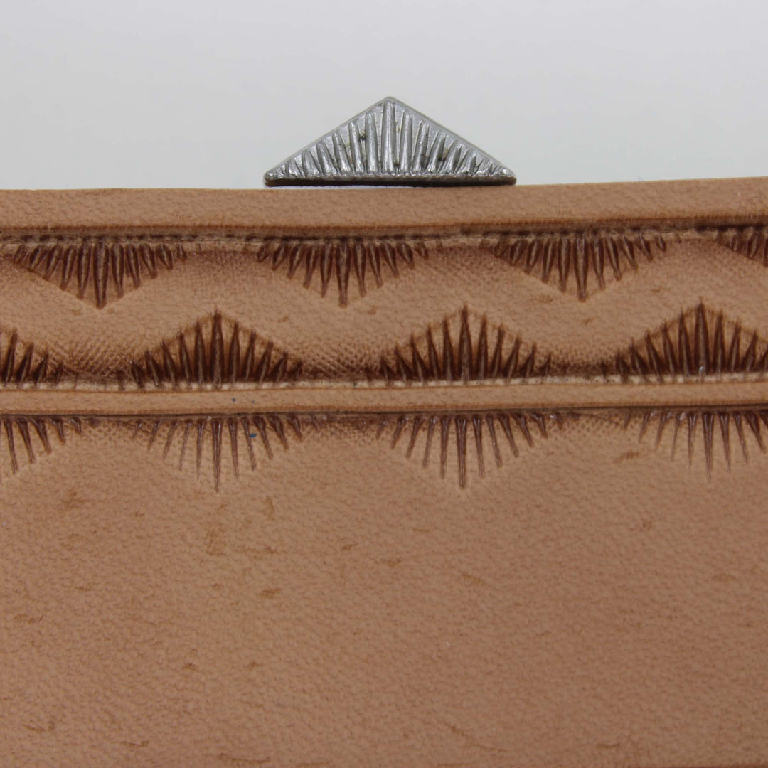 Sunrise Triangle Border Stainless Steel Stamp - Pro Leather Carvers