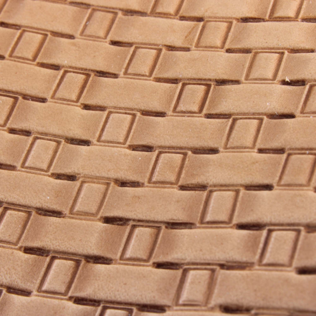 Plain Hollow Basket Weave Stainless Steel Stamp - Pro Leather Carvers