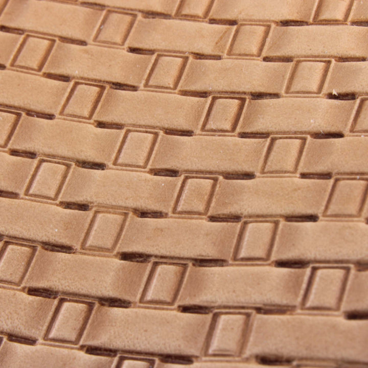 Plain Hollow Basket Weave Stainless Steel Stamp - Pro Leather Carvers