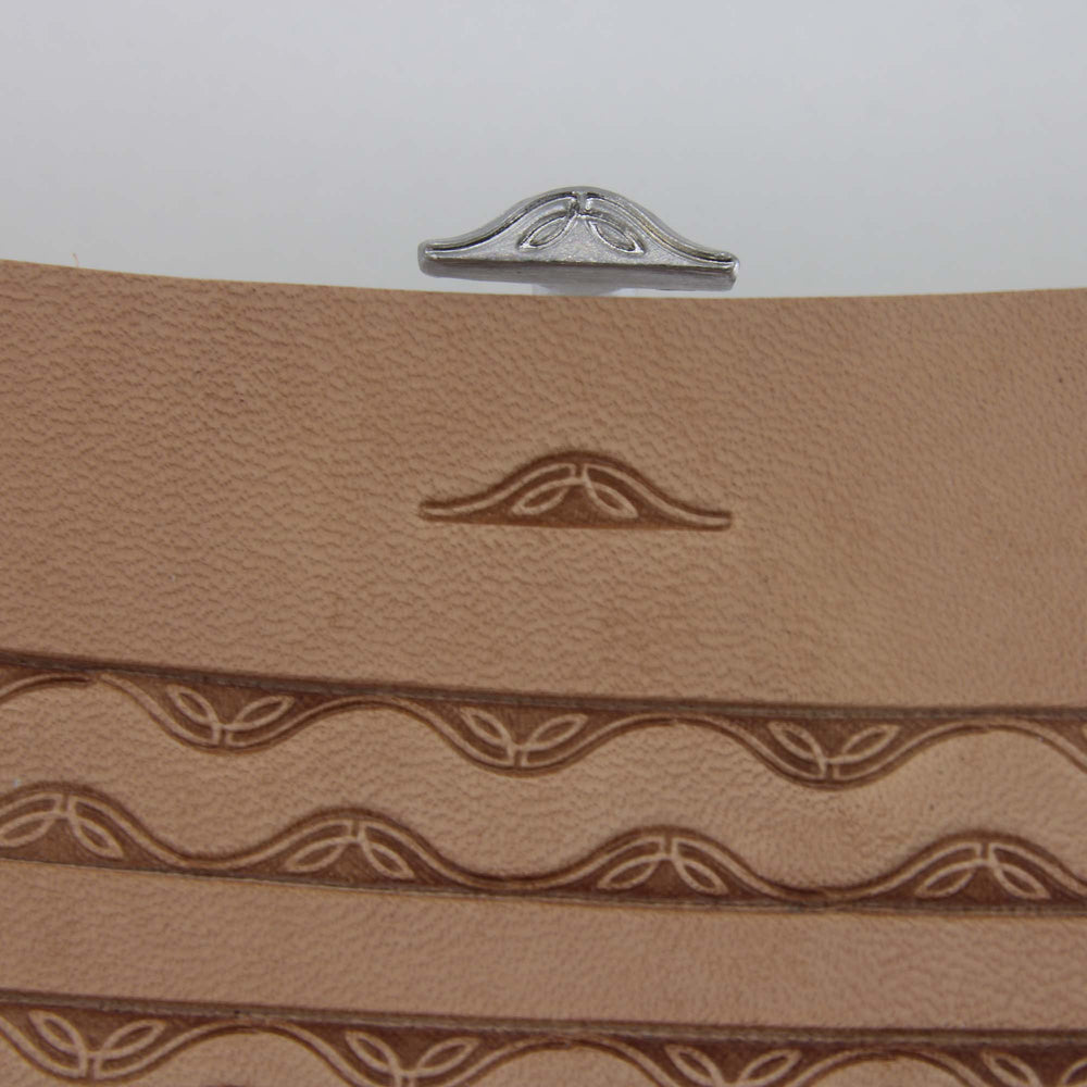 Floral Serpentine Border Stainless Steel Stamp - Pro Leather Carvers