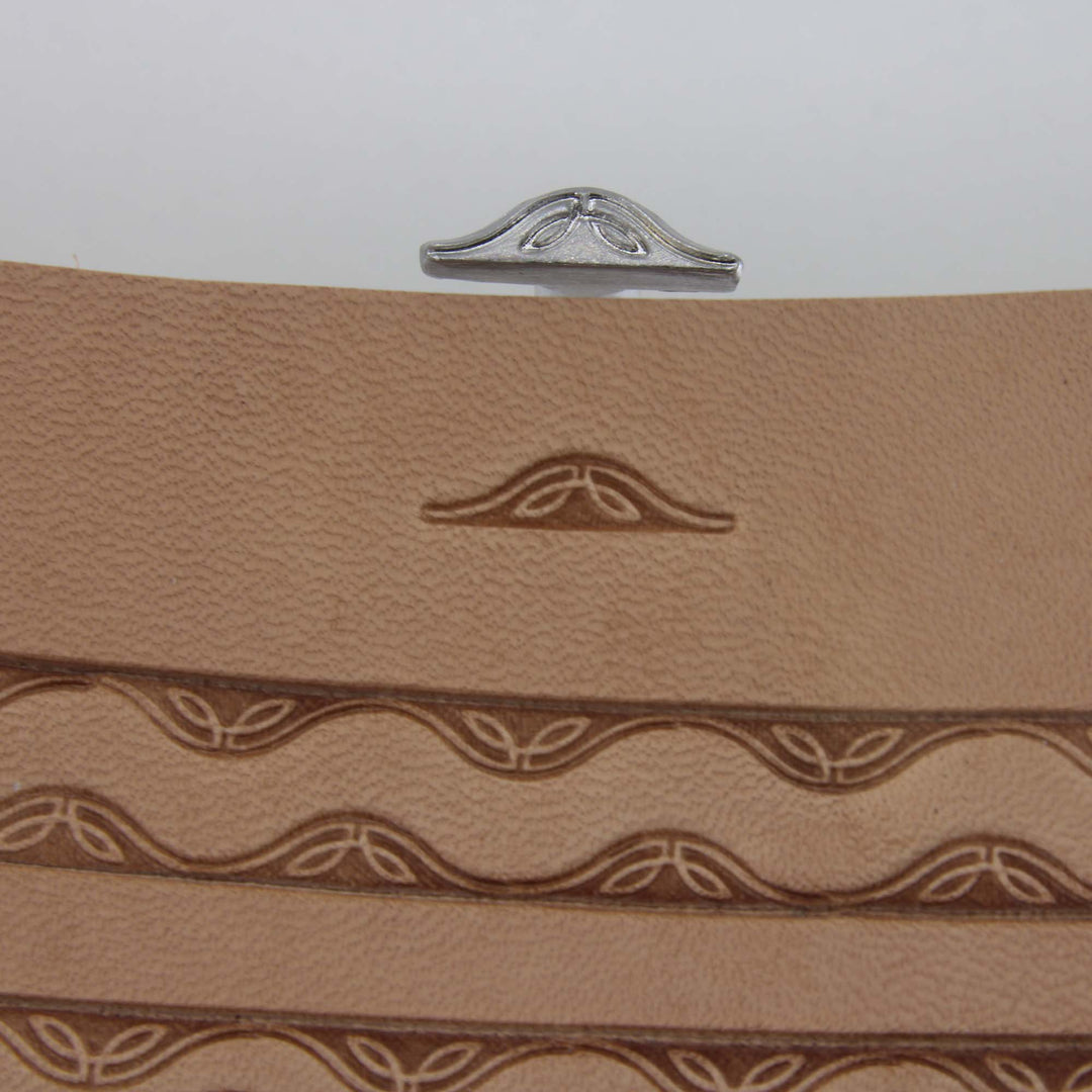 Floral Serpentine Border Stainless Steel Stamp - Pro Leather Carvers