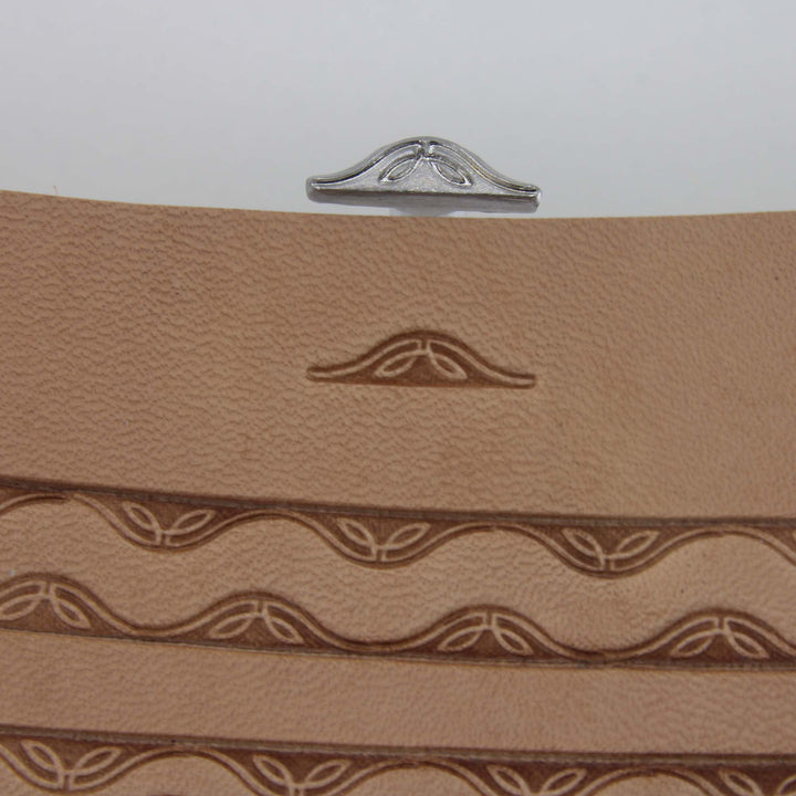 Floral Serpentine Border Stainless Steel Stamp - Pro Leather Carvers