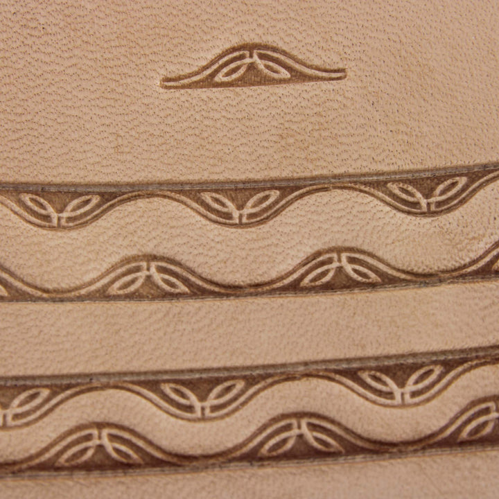 Floral Serpentine Border Stainless Steel Stamp - Pro Leather Carvers