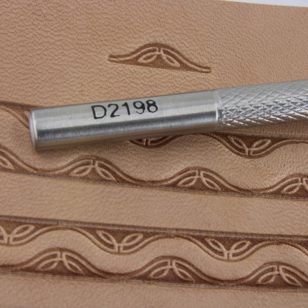 Floral Serpentine Border Stainless Steel Stamp - Pro Leather Carvers