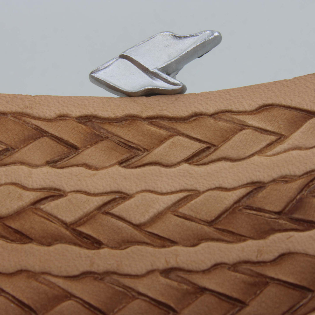 Woven Braid Border Stainless Steel Stamp - Pro Leather Carvers