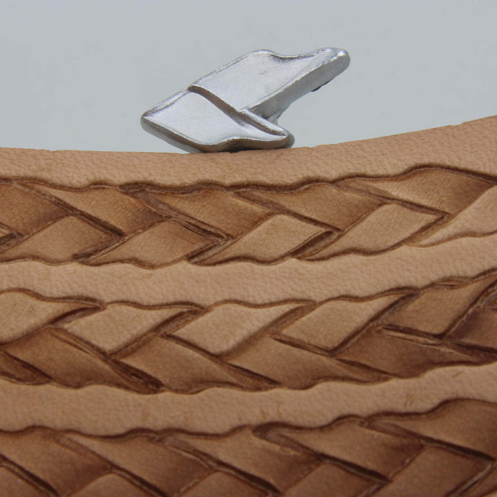 Woven Braid Border Stainless Steel Stamp - Pro Leather Carvers