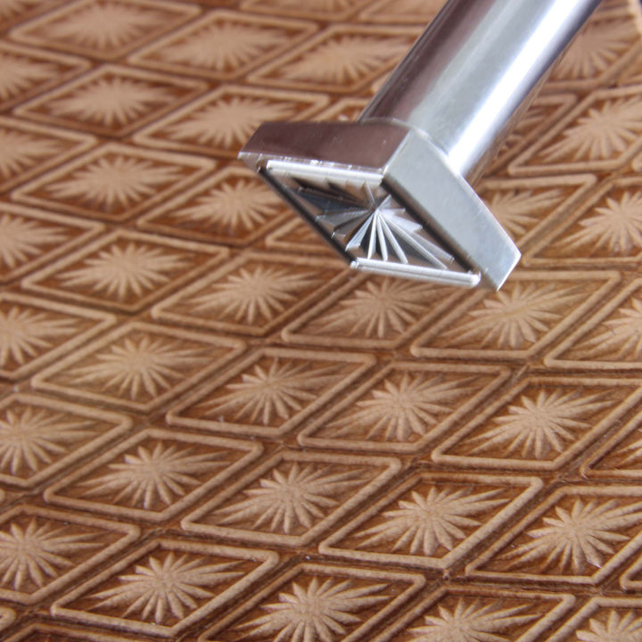 Lined Diamond Geometric Stamp - Stainless Steel | Pro Leather Carvers
