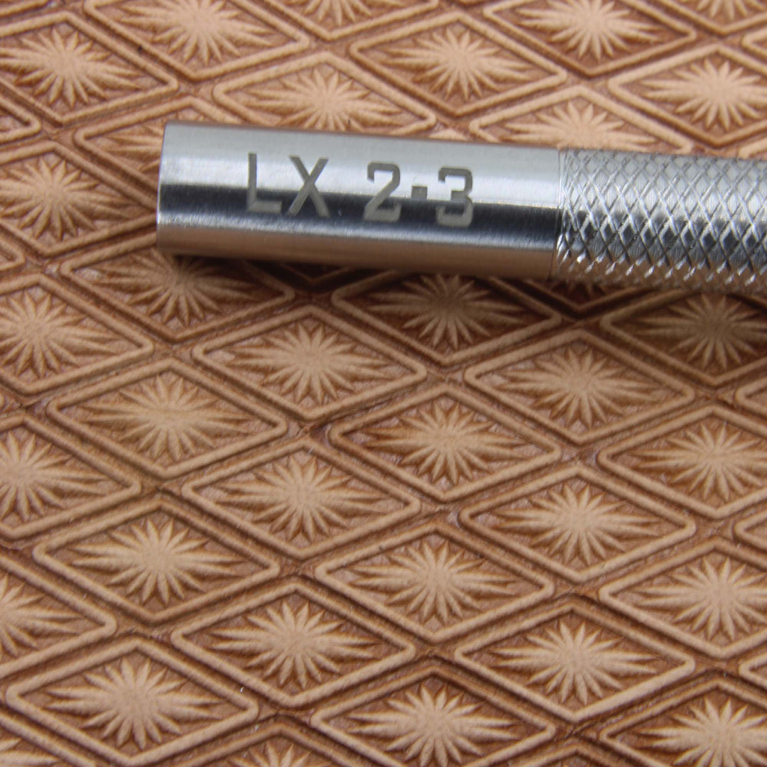 Lined Diamond Geometric Stamp - Stainless Steel | Pro Leather Carvers