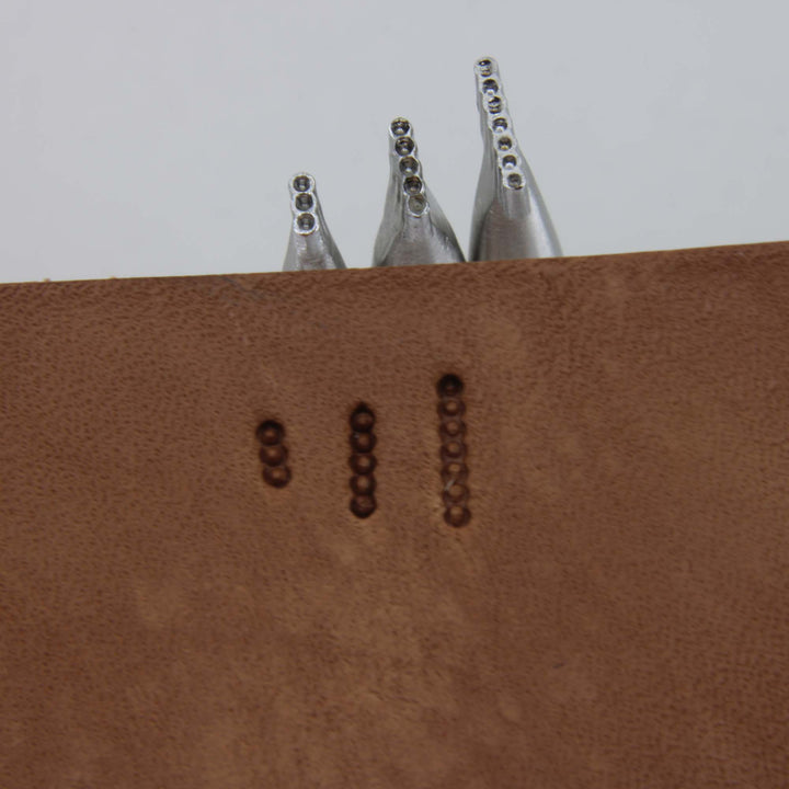 3-Piece Bar Grounder Stainless Steel Stamp Set - Pro Leather Carvers