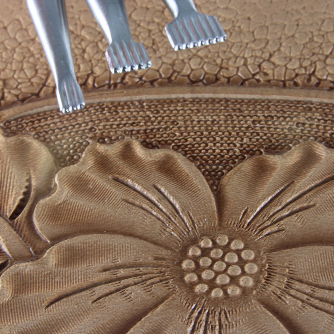 3-Piece Bar Grounder Stainless Steel Stamp Set - Pro Leather Carvers