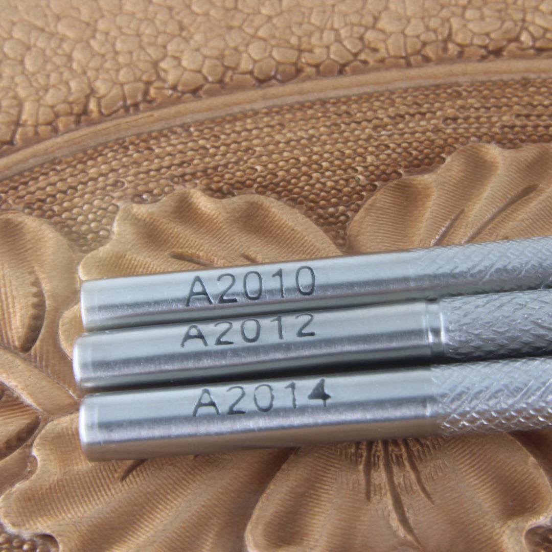 3-Piece Bar Grounder Stainless Steel Stamp Set - Pro Leather Carvers