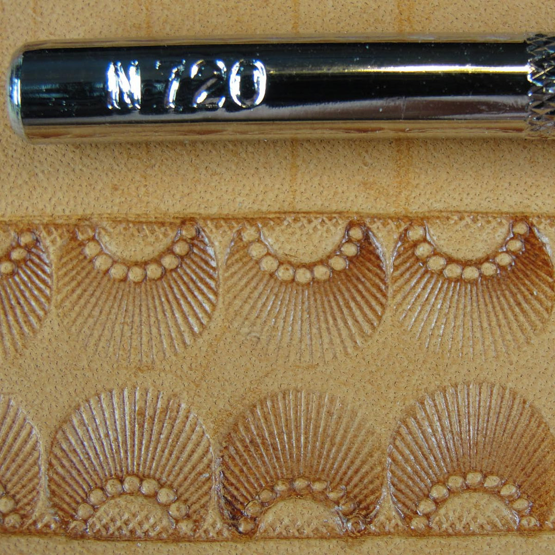 N720 9-Seed Border Leather Stamp - Craft Japan | Pro Leather Carvers