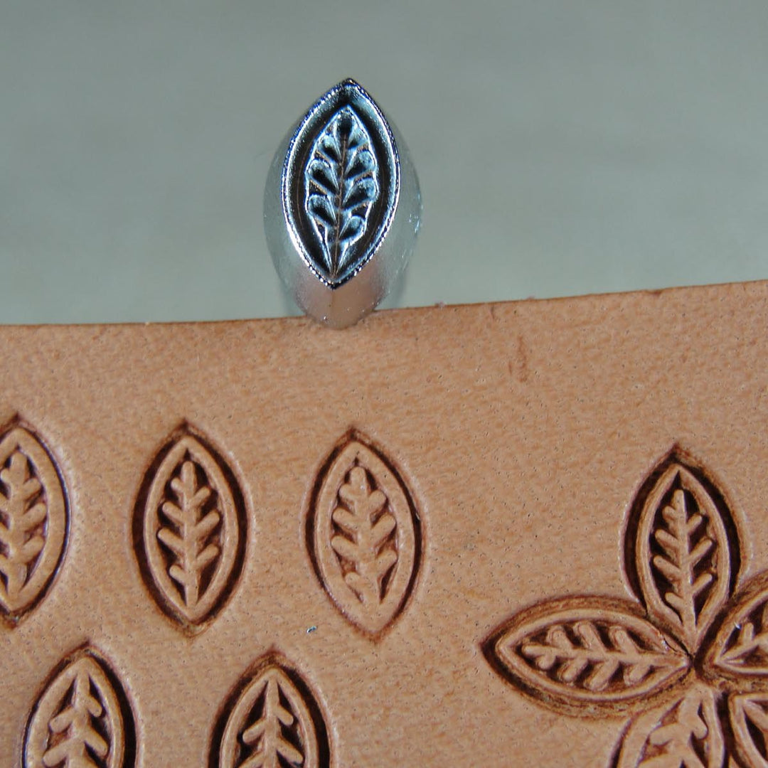 O35 Small Leaf/Petal Leather Stamp - Craft Japan | Pro Leather Carvers