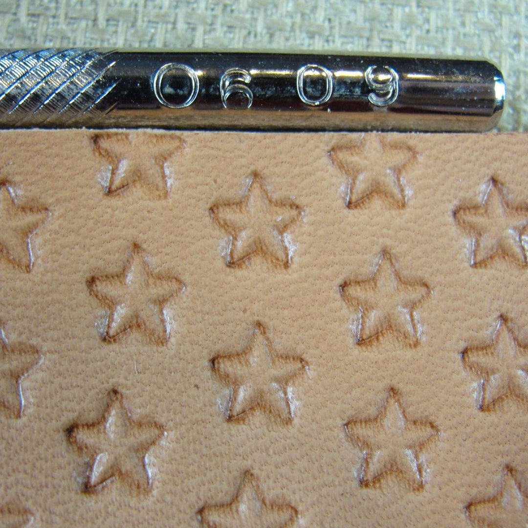 O609 Small Star Geo Leather Stamp - Kyoshin Elle | Pro Leather Carvers