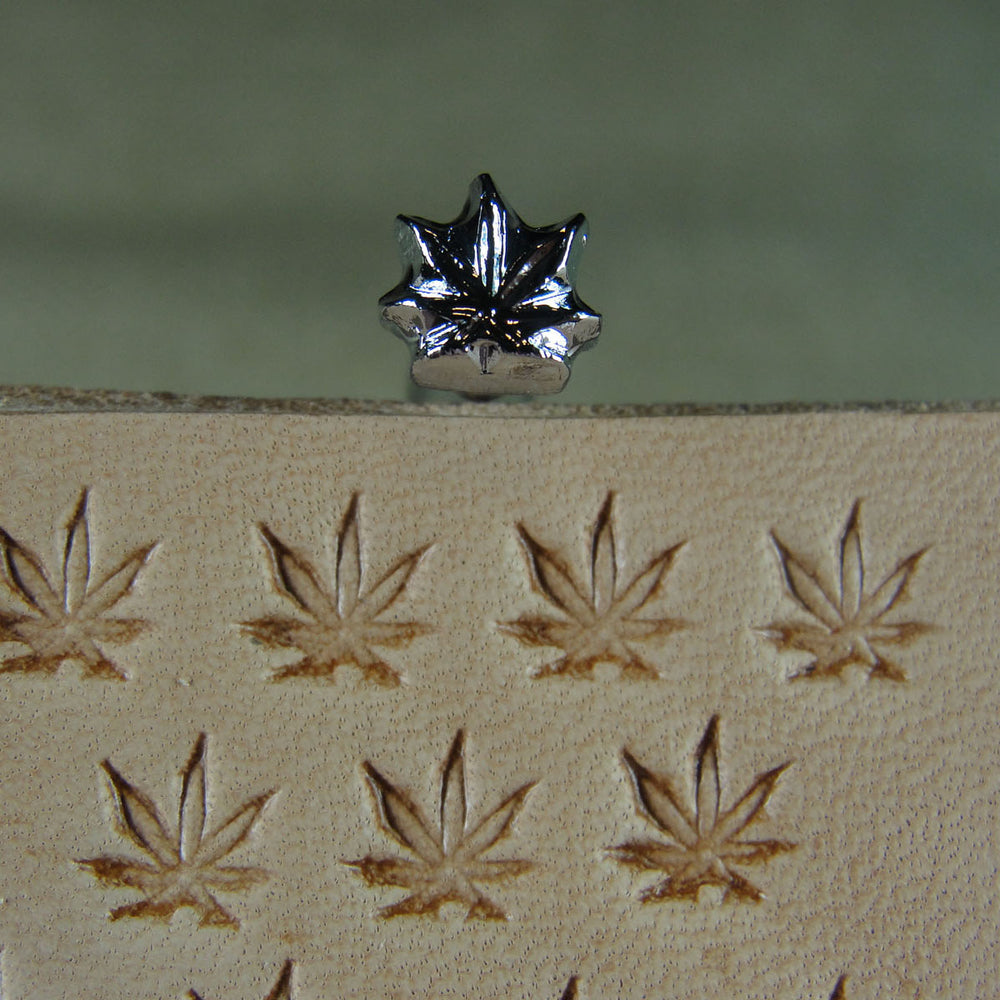 O66 Extra Small Marijuana Leaf Leather Tool | Pro Leather Carvers