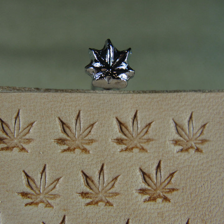 O66 Extra Small Marijuana Leaf Leather Tool | Pro Leather Carvers