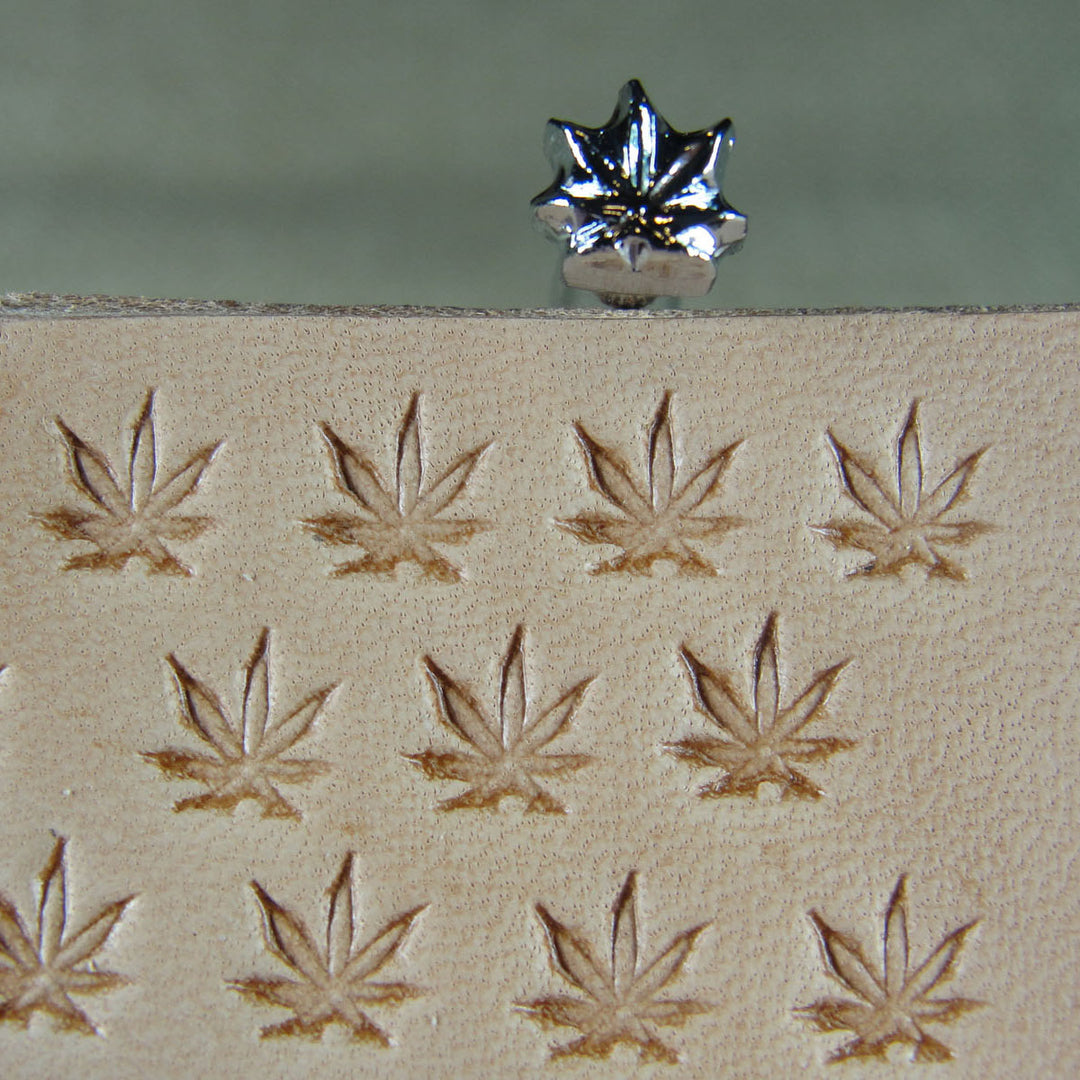 O66 Extra Small Marijuana Leaf Leather Tool | Pro Leather Carvers