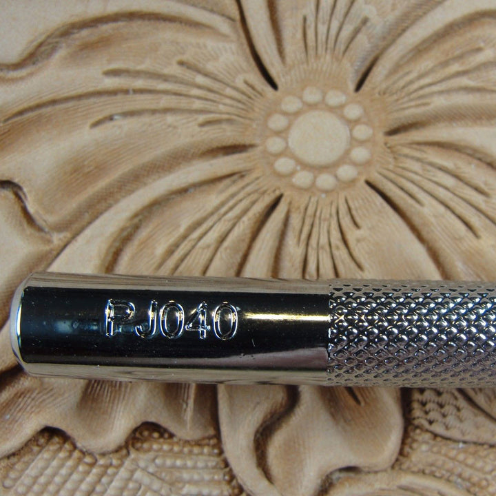 PJ040 12-Seed Flower Center Leather Stamp | Pro Leather Carvers
