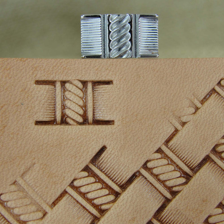 Rope Basket Weave Stamp - Stainless Steel | Pro Leather Carvers