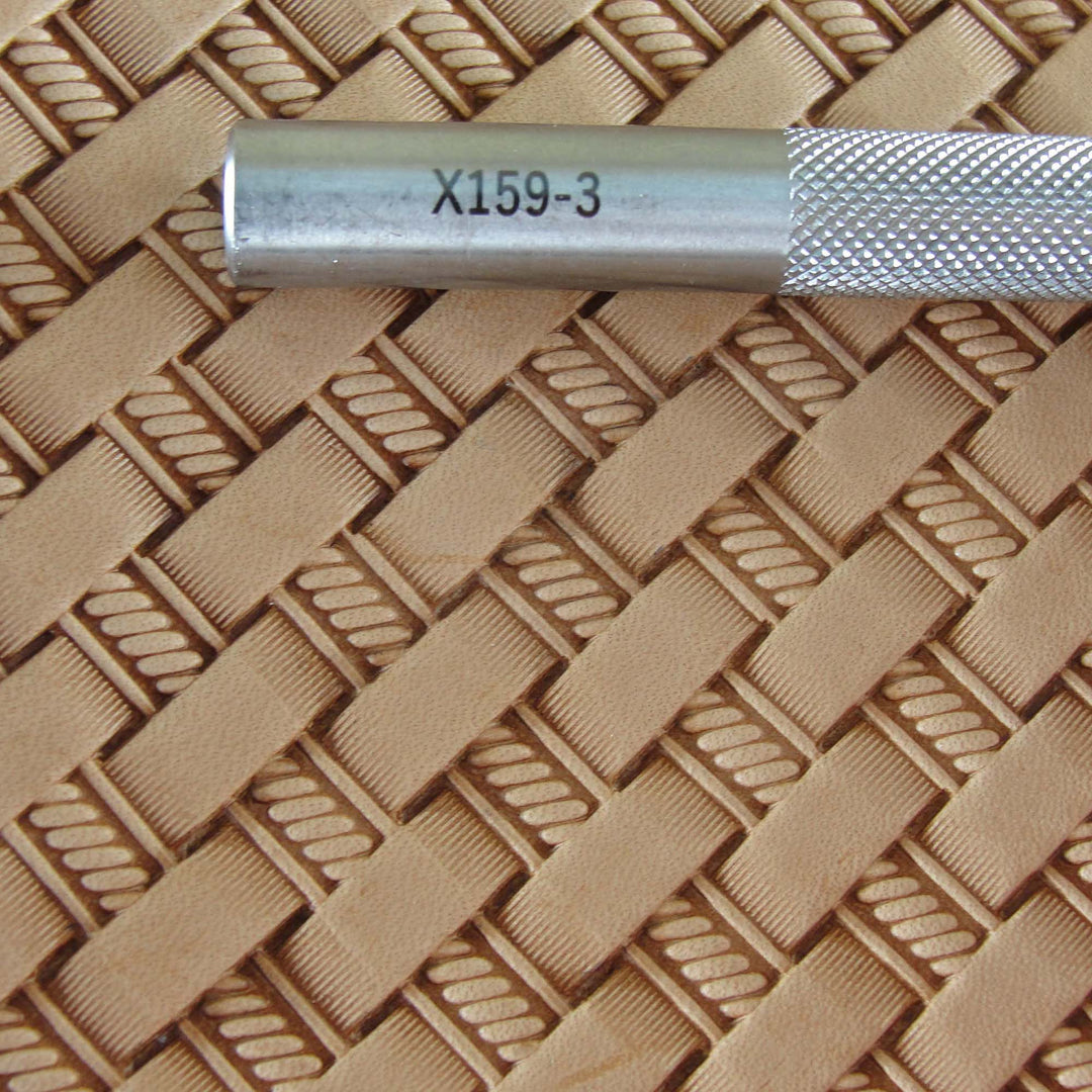 Rope Basket Weave Stamp - Stainless Steel | Pro Leather Carvers