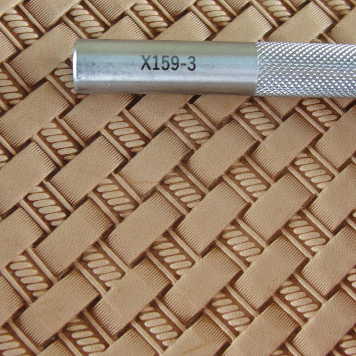 Rope Basket Weave Stamp - Stainless Steel | Pro Leather Carvers