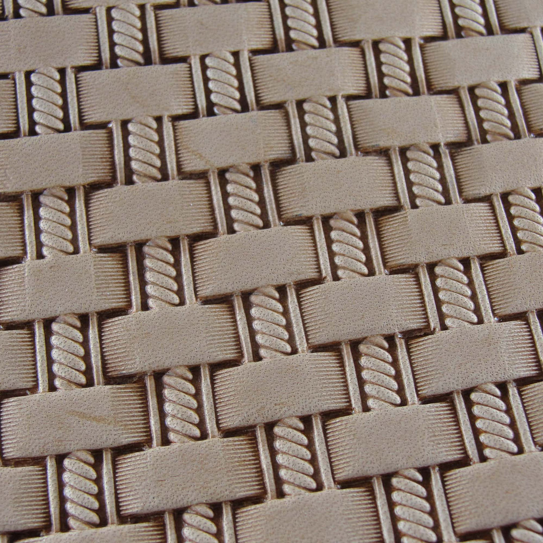 Rope Basket Weave Stamp - Stainless Steel | Pro Leather Carvers
