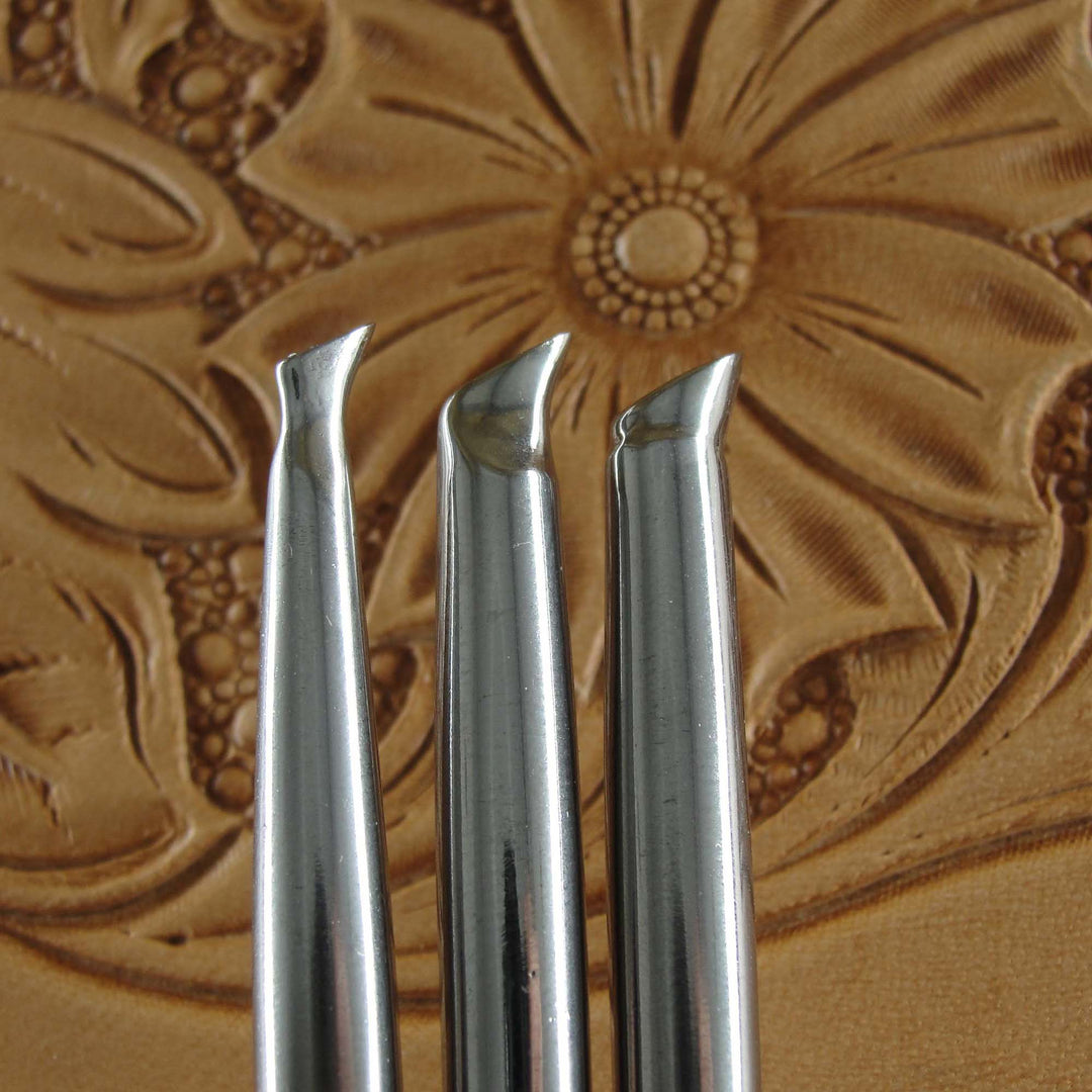 Small Undercut Beveler Stamps - Stainless Steel | Pro Leather Carvers