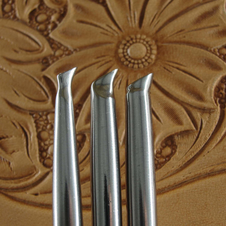 Small Undercut Beveler Stamps - Stainless Steel | Pro Leather Carvers