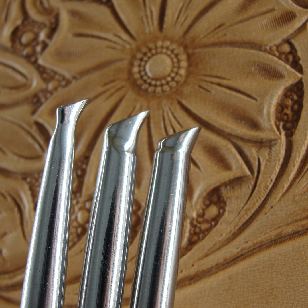 Small Undercut Beveler Stamps - Stainless Steel | Pro Leather Carvers