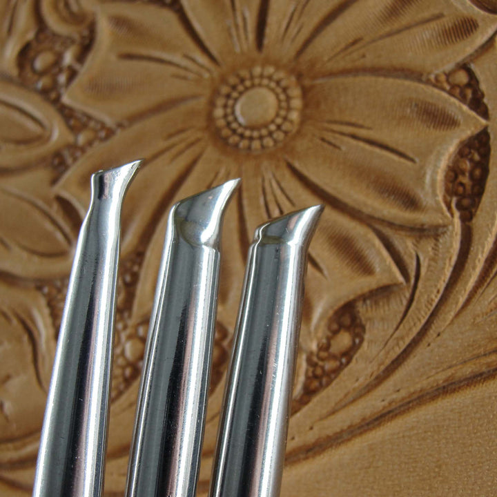 Small Undercut Beveler Stamps - Stainless Steel | Pro Leather Carvers