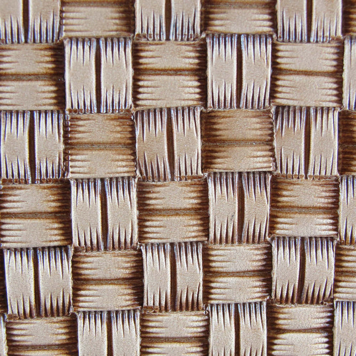 Square Basket Weave Leather Stamp Stainless Steel, Pro Leather Cravers