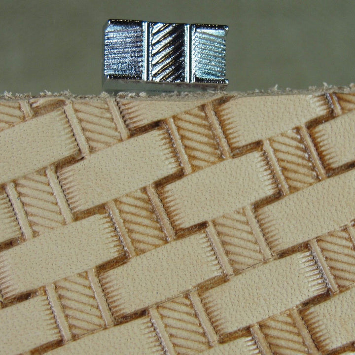 X501 Rope Basket Weave Leather Stamping Tool | Pro Leather Carvers