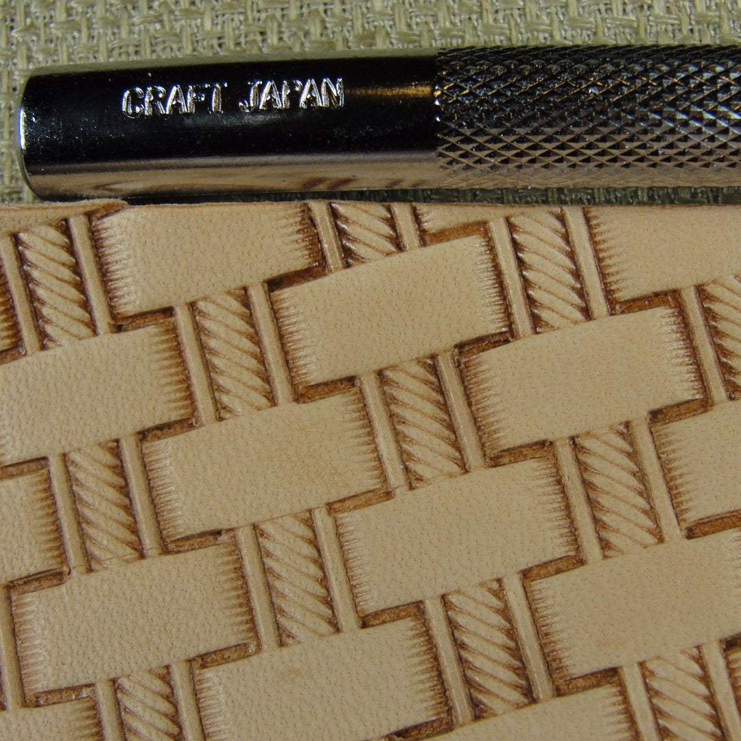 X510 Rope Basket Weave Leather Stamping Tool | Pro Leather Carvers