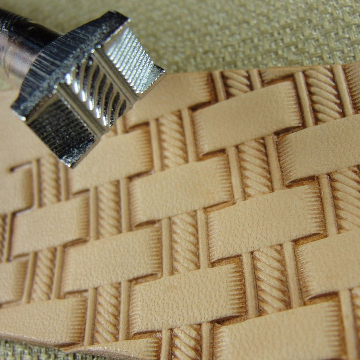 X510 Rope Basket Weave Leather Stamping Tool | Pro Leather Carvers
