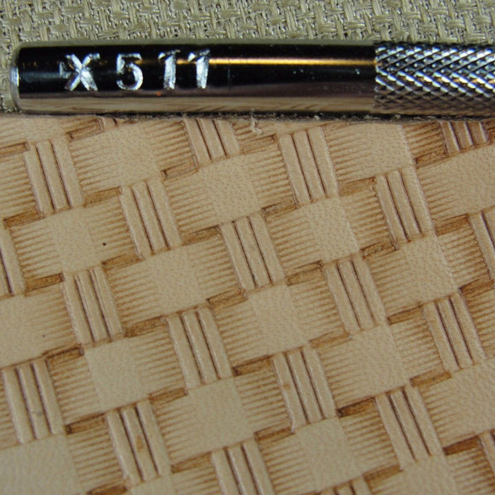 X511 Bar Basket Weave Leather Stamping Tool | Pro Leather Carvers