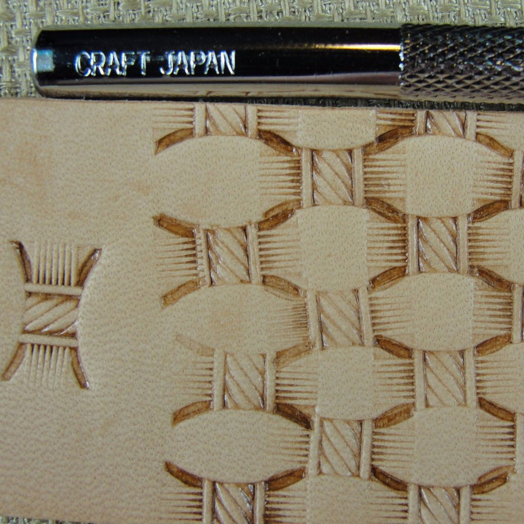 X513 Hourglass Rope Basket Weave Leather Tool | Pro Leather Carvers