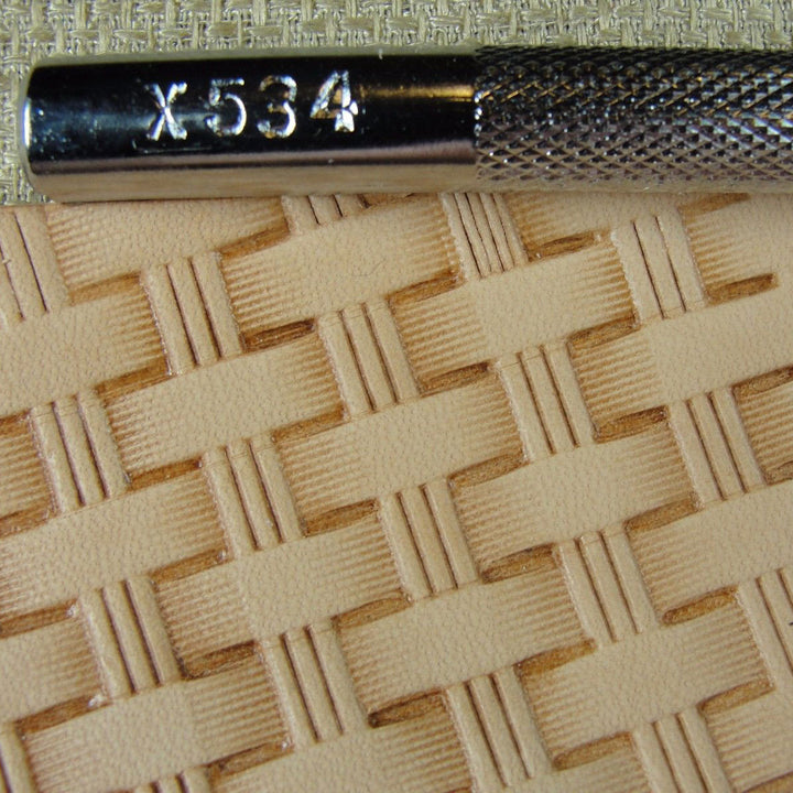 X534 Bar Basket Weave Leather Stamping Tool | Pro Leather Carvers