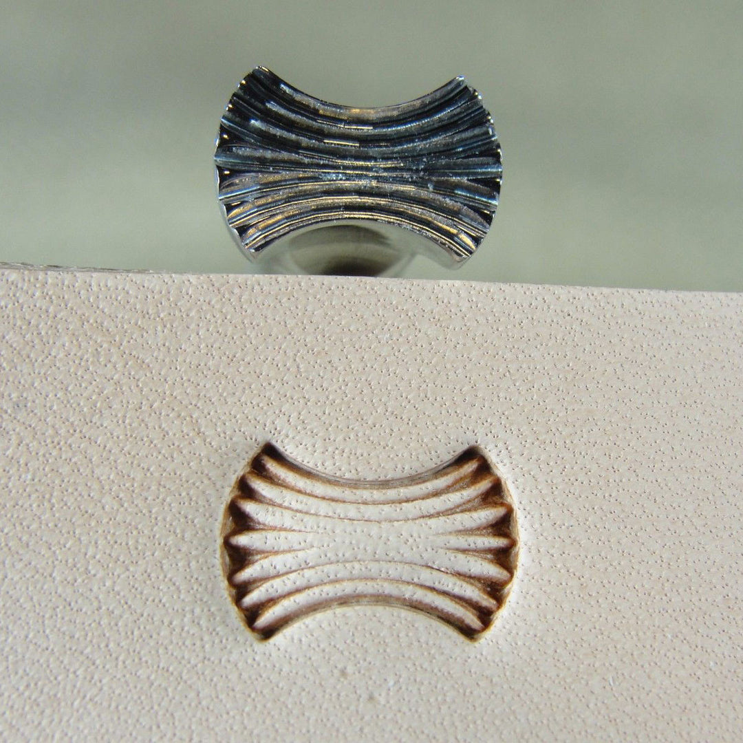 Axe Head Basket Weave Leather Stamp - Barry King | Pro Leather Carvers