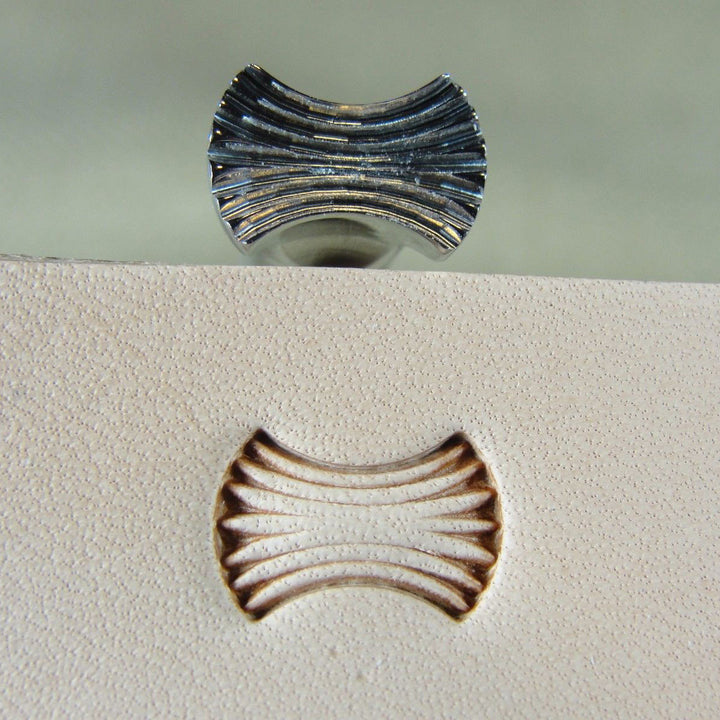 Axe Head Basket Weave Leather Stamp - Barry King | Pro Leather Carvers